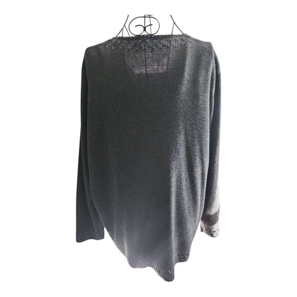 Valerie Stevens 2-pcs Set Tank Cardigan 2X 100% Merino Wool grandmacore formal - Picture 13 of 13